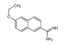 6-ethoxynaphthalene-2-carboximidamide_68464-16-4