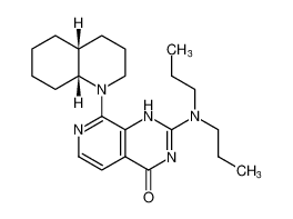 rel-2-(dipropylamino)-8-((4aR,8aR)-octahydroquinolin-1(2H)-yl)pyrido[3,4-d]pyrimidin-4(1H)-one_684649-00-1