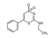 (1,1-dioxo-5-phenyl-1H-1λ6-[1,4,2]dithiazin-3-yl)-ethyl-amine_68468-80-4