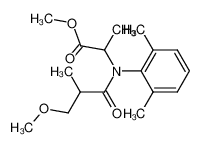 2-[(2,6-Dimethyl-phenyl)-(3-methoxy-2-methyl-propionyl)-amino]-propionic acid methyl ester_68482-88-2