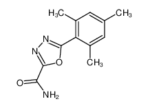 5-(2,4,6-trimethyl-phenyl)-[1,3,4]oxadiazole-2-carboxylic acid amide_68496-83-3