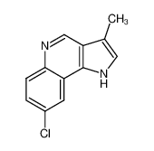 8-chloro-3-methyl-1H-pyrrolo[3,2-c]quinoline_68499-97-8