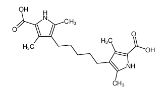 4,4'-(pentane-1,5-diyl)bis(3,5-dimethyl-1H-pyrrole-2-carboxylic acid)_68500-75-4