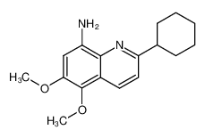 2-cyclohexyl-5,6-dimethoxy-8-quinolinamine_685092-69-7