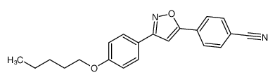 Benzonitrile, 4-[3-[4-(pentyloxy)phenyl]-5-isoxazolyl]-_685093-31-6