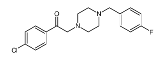 1-(4-chlorophenyl)-2-(4-(4-fluorobenzyl)piperazin-1-yl)ethan-1-one_685104-58-9