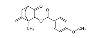 (1R,2R,4S)-1-methyl-6-methylene-3-oxobicyclo[2.2.2]octan-2-yl 4-methoxybenzoate_685108-89-8