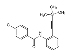 N-{2-[(trimethylsilanyl)ethynyl]phenyl}-4-chlorobenzamide_685110-57-0