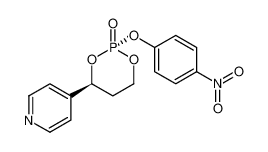 (-)-(4S)-trans-2-(4-nitrophenoxy)-2-oxido-4-(pyridin-4-yl)-1,3,2-dioxaphosphorinane_685111-88-0