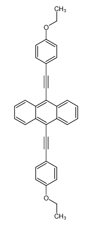 Anthracene, 9,10-bis[(4-ethoxyphenyl)ethynyl]-_685112-34-9