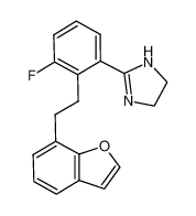 2-[2-(2-benzofuran-7-yl-ethyl)-3-fluoro-phenyl]-4,5-dihydro-1H-imidazole_685125-70-6
