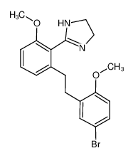 2-{2-[2-(5-bromo-2-methoxy-phenyl)-ethyl]-6-methoxy-phenyl}-4,5-dihydro-1H-imidazole_685126-57-2