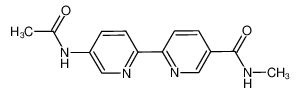 5'-N-acetylamino-2,2'-bipyridine-5-CO-NH-Me_685133-99-7