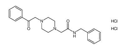 N-benzyl-2-(4-(2-oxo-2-phenylethyl)piperazin-1-yl)acetamide dihydrochloride_685138-02-7