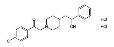 1-(4-chlorophenyl)-2-(4-(2-hydroxy-2-phenylethyl)piperazin-1-yl)ethan-1-one dihydrochloride_685138-13-0