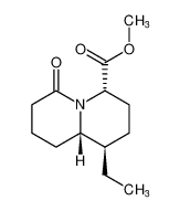 methyl (1R,4S,9aS)-1-ethyl-6-oxooctahydro-2H-quinolizine-4-carboxylate_685139-09-7