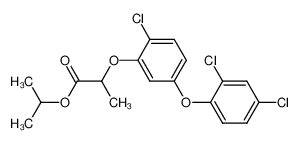 2-[2-Chloro-5-(2,4-dichloro-phenoxy)-phenoxy]-propionic acid isopropyl ester_68533-59-5