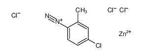 zinc,4-chloro-2-methylbenzenediazonium,trichloride_68540-76-1