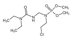(2-Chloro-ethyl)-(3,3-diethyl-ureidomethyl)-phosphoramidic acid dimethyl ester_68544-08-1