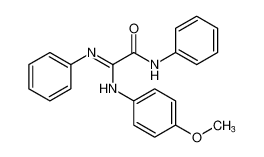 Acetamide, 2-[(4-methoxyphenyl)amino]-N-phenyl-2-(phenylimino)-_685529-94-6