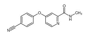 2-Pyridinecarboxamide, 4-(4-cyanophenoxy)-N-methyl-_685533-81-7