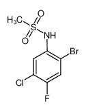 N-(2-bromo-5-chloro-4-fluoro-phenyl)-methanesulfonamide_685536-25-8