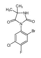 3-(2-bromo-5-chloro-4-fluoro-phenyl)-5,5-dimethyl-imidazolidine-2,4-dione_685536-64-5