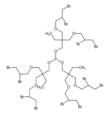 bis[2,2-bis[[(2R)-2,3-dibromopropoxy]methyl]butyl] [2-[[(2S)-2,3-dibromopropoxy]methyl]-2-[[(2R)-2,3-dibromopropoxy]methyl]butyl] phosphite_68555-85-1