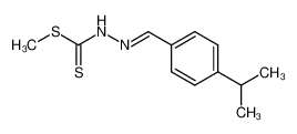 ({(1E)-1-aza-2-[4-(1-methylethyl)phenyl]vinyl}amino)methylthiomethane-1-thione_685567-50-4