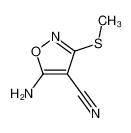 5-amino-3-methylsulfanyl-isoxazole-4-carbonitrile_68571-72-2