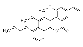 10,12-dimethoxy-1-(methoxymethoxy)-8-vinyl-6H-benzo-[d]naphtho[1,2-b]pyran-6-one_68582-34-3