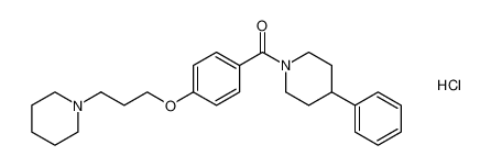 (4-phenylpiperidin-1-yl)(4-(3-(piperidin-1-yl)propoxy)phenyl)methanone hydrochloride_685872-71-3