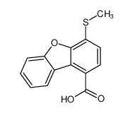 1-Dibenzofurancarboxylic acid, 4-(methylthio)-_685874-02-6