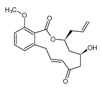 (3S,5R,E)-3-allyl-5-hydroxy-14-methoxy-3,4,5,6-tetrahydro-1H-benzo[c][1]oxacyclododecine-1,7(10H)-dione_685878-98-2