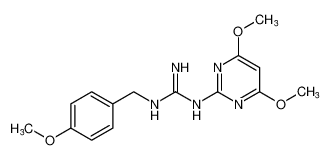 1-(4,6-dimethoxypyrimidin-2-yl)-3-(4-methoxybenzyl)guanidine_685896-94-0