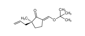 (S,E)-2-allyl-5-(tert-butoxymethylene)-2-methylcyclopentan-1-one_685902-01-6