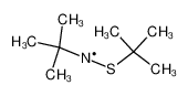 N-tert-butyl-N-(tert-butylthio)aminyl radical_68597-63-7