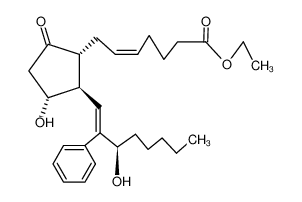 Ethyl 14-Phenyl-11α,15R-dihydroxy-9-oxoprosta-5Z,13E-dien-1-oate_68613-76-3