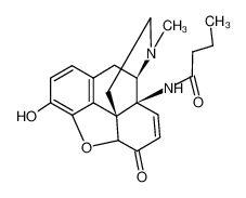 14-butyrylamino-4,5α-epoxy-3-hydroxy-17-methyl-morphin-7-en-6-one_68617-01-6