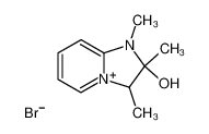 2-Hydroxy-1,2,3-trimethyl-2,3-dihydro-1H-imidazo[1,2-a]pyridin-4-ylium; bromide_68618-44-0