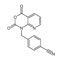 4-[(2,4-dioxo-2H-pyrido[2,3-d][1,3]oxazin-1(4H)-yl)methyl]benzonitrile_686264-43-7