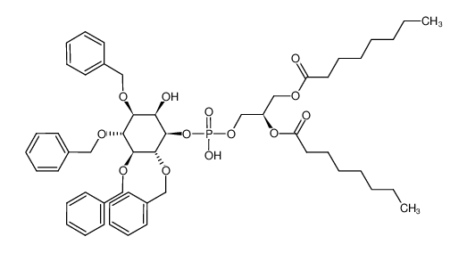 1D-1-(1,2-dioctanoyl-sn-glycero-3-phospho)-3,4,5,6-tetra-O-benzyl-myo-inositol_686285-05-2