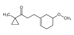 1-Propanone, 3-(5-methoxy-1-cyclohexen-1-yl)-1-(1-methylcyclopropyl)-_686294-59-7