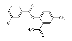 2-acetyl-4-methylphenyl 3-bromobenzoate_686311-88-6