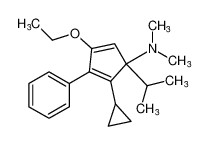 2-cyclopropyl-4-ethoxy-1-isopropyl-N,N-dimethyl-3-phenylcyclopenta-2,4-dien-1-amine_686353-12-8
