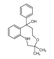3,3-dimethyl-7-phenyl-1,2,3,5,6,7-hexahydrobenzo[e][1,4]oxazonin-7-ol_68637-54-7