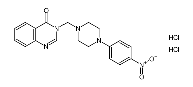 3-[[4-(4-nitrophenyl)piperazin-1-yl]methyl]quinazolin-4-one dihydrochloride_68638-35-7