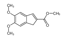 5,6-dimethoxy-indene-2-carboxylic acid methyl ester_68640-31-3