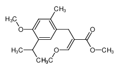 (E)-2-(5-Isopropyl-4-methoxy-2-methyl-benzyl)-3-methoxy-acrylic acid methyl ester_68640-34-6