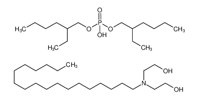 2,2'-(Cocoimino)bisethanol with bis-(2-ethylhexyl) phosphate_68649-38-7